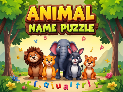 Animal Name Puzzle img